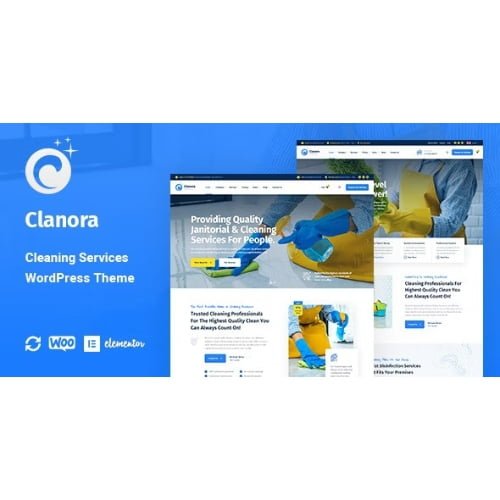 Clanora – Cleaning Services WordPress Theme