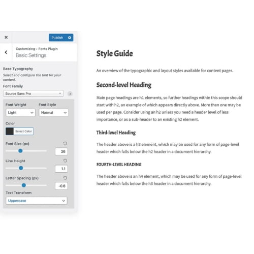 Fonts Plugin Pro – Google Fonts for WordPress