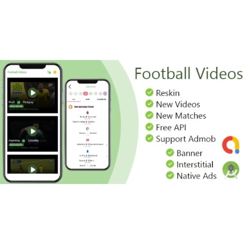 Football Videos ODDs Comparison and Live Score App + Admob