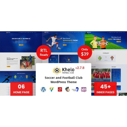 Khelo – Soccer & Sports WordPress Theme