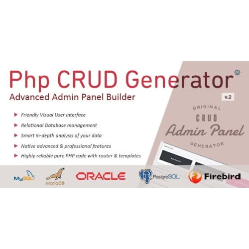 PHP CRUD Generator – Advanced Database Admin Panel Builder