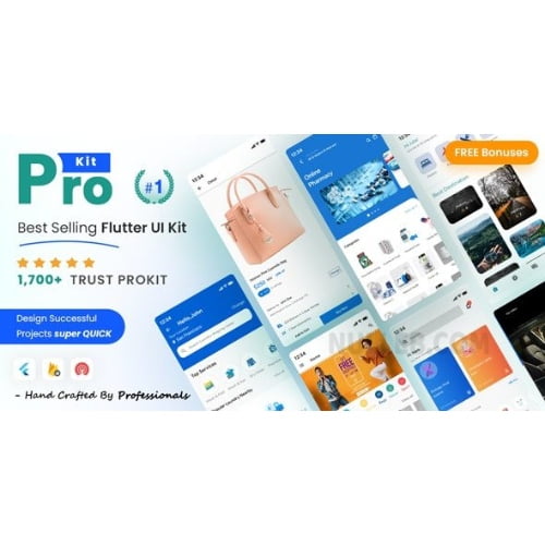 ProKit Flutter – Best Selling Flutter UI Kit with Chat GPT App