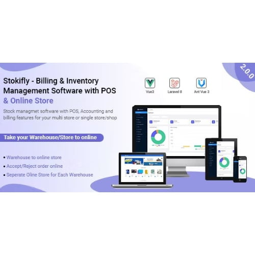 Stockifly – Billing & Inventory Management with POS and Online Shop