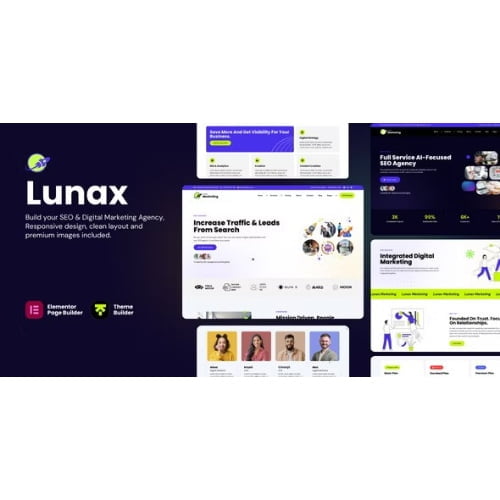 Lunax – Digital Marketing Agency & SEO WordPress Theme | Technology
