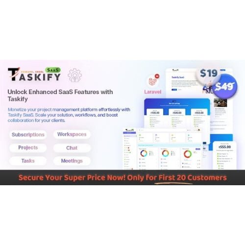 Taskify SaaS – Project Management System in Laravel