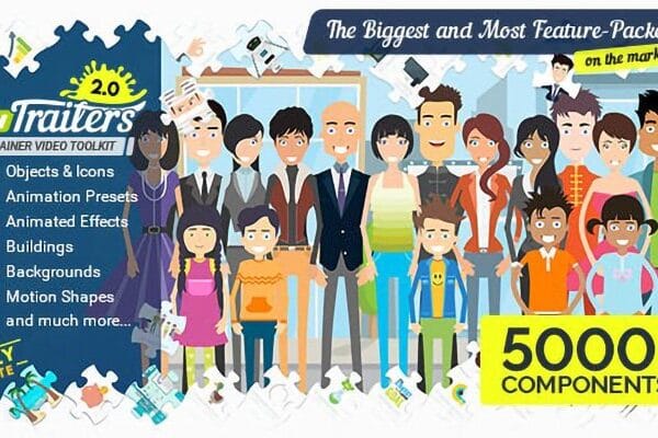 AinTrailers | Explainer Video Toolkit with Character Animation Builder