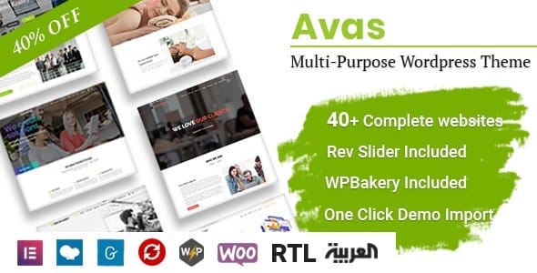 Avas v6.3.30 – Multi-Purpose WordPress Theme